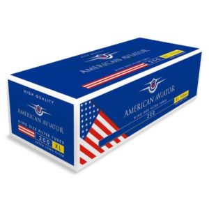 Гильзы для табака "American Aviator Super Slim XL 6/24мм" 200шт